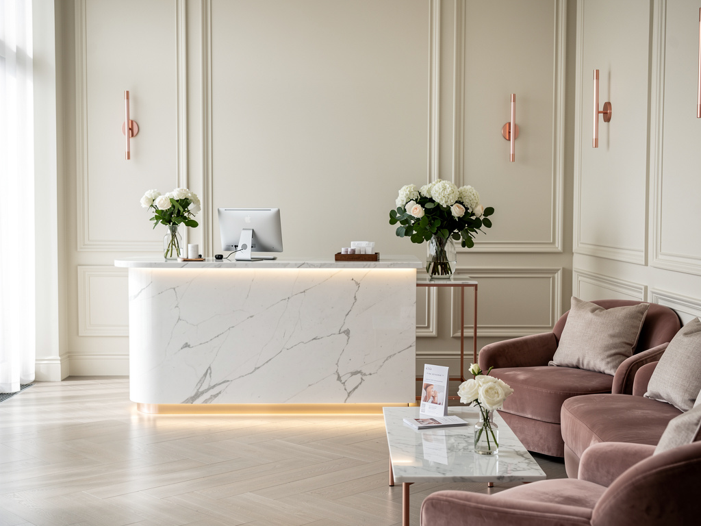 Inside Bravo MedSpa West Hartford — reception and consultation area