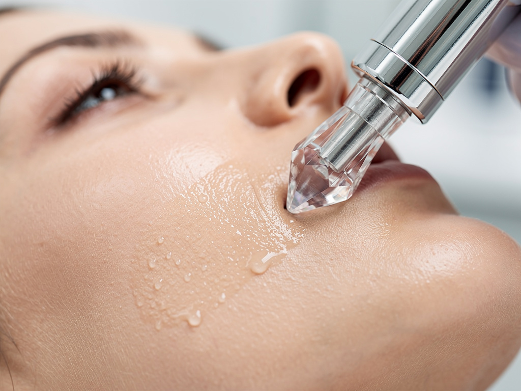 Microneedling and DiamondGlow advanced facial at Bravo MedSpa